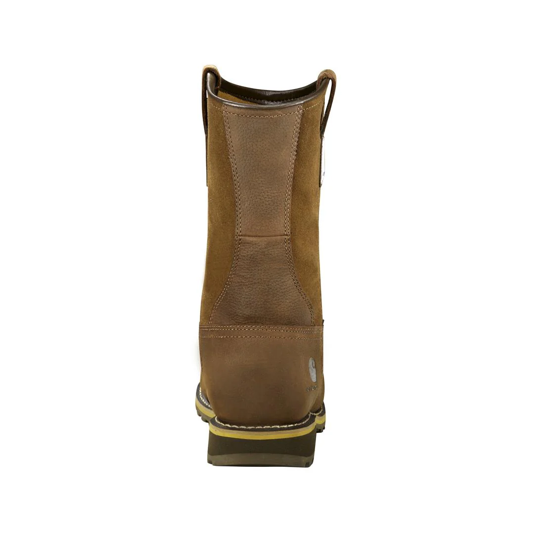 10" Traditional Welt Nano-Toe Waterproof Wellington Pull-On Work Boot Brown - Image 5