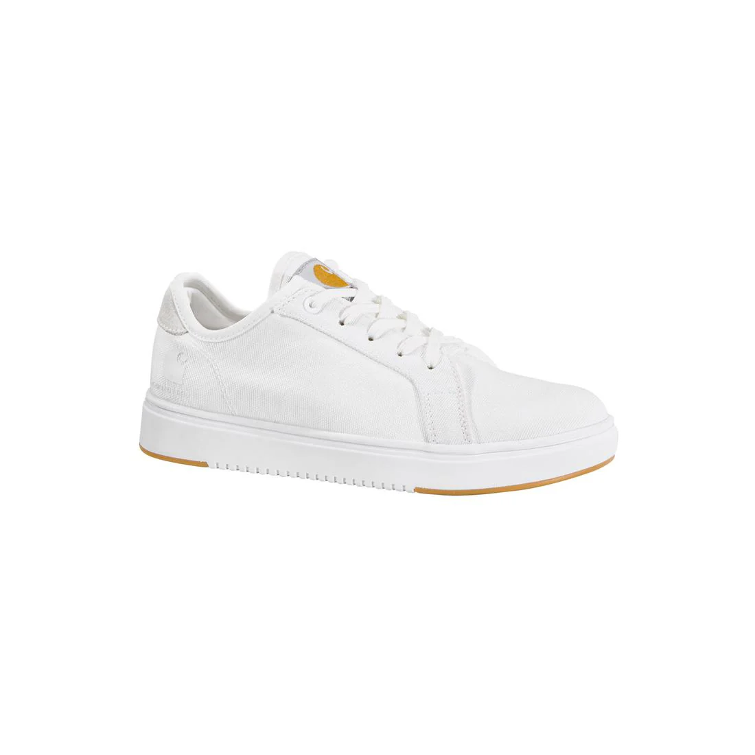 3" Women's Detroit Canvas Soft-Toe Sneaker White - Image 2