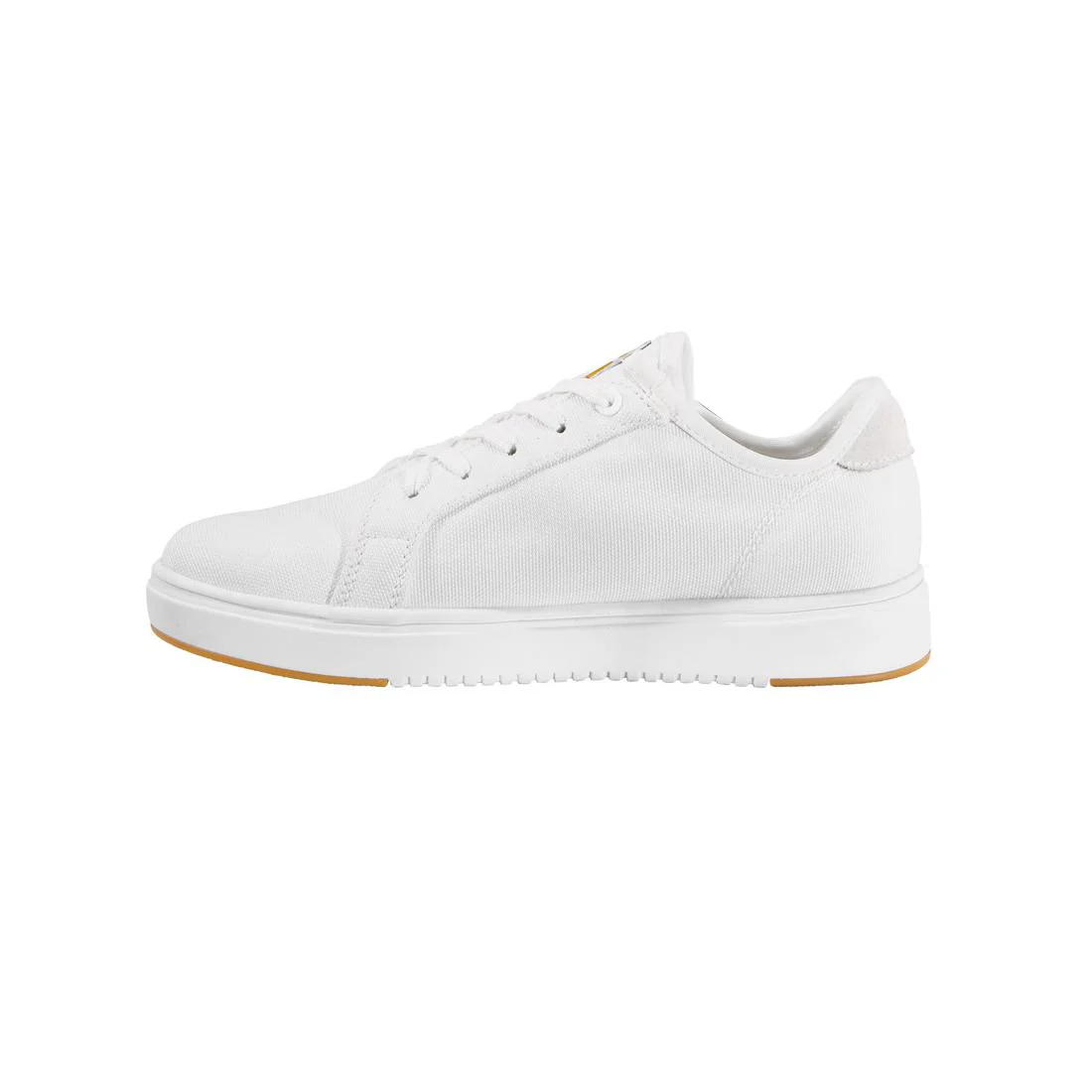 3" Women's Detroit Canvas Soft-Toe Sneaker White - Image 6
