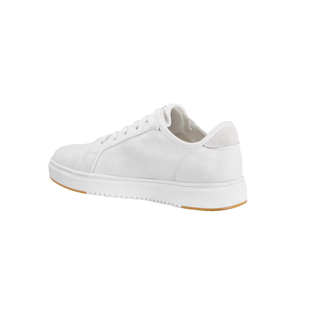 3" Women's Detroit Canvas Soft-Toe Sneaker White - Image 7