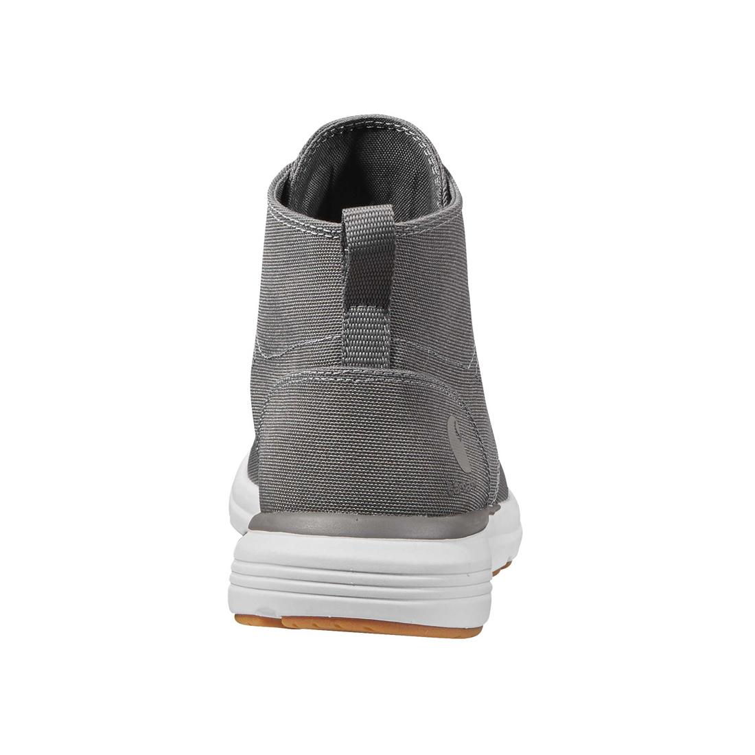 5" Women's Haslett Moc Toe Canvas Soft-Toe Chukka Grey - Image 5