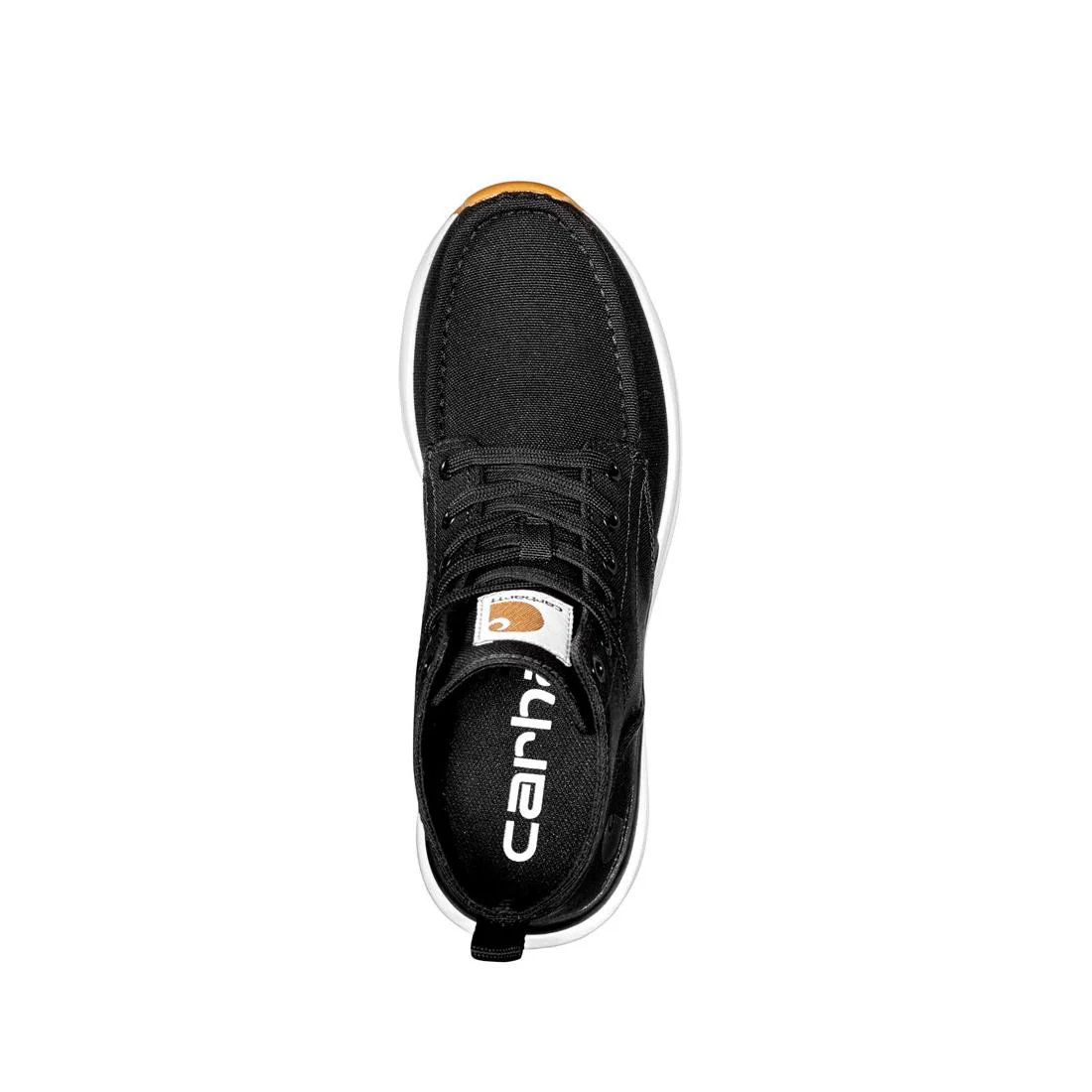 5" Women's Haslett Moc Toe Canvas Soft-Toe Chukka Black - Image 8