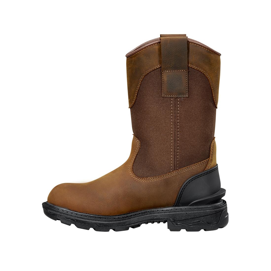 11" Women's Ironwood Alloy-Toe Waterproof Wellington Pull-On Work Boot Brown - Image 6