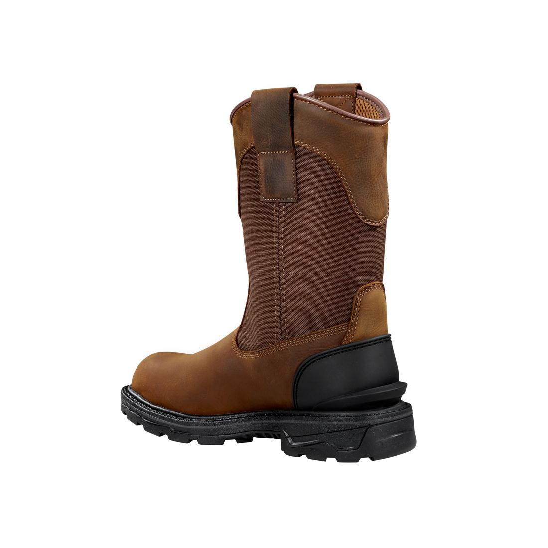 11" Women's Ironwood Alloy-Toe Waterproof Wellington Pull-On Work Boot Brown - Image 7