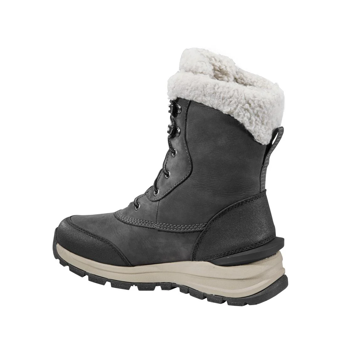 8" Women's Pellston Waterproof Insulated Winter Soft Toe Boot Dark Grey - Image 7