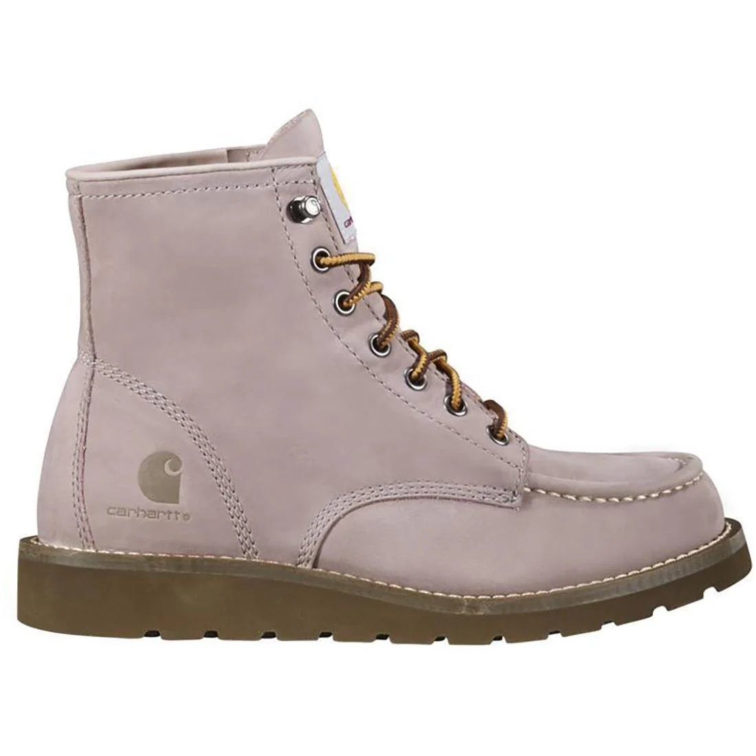 6" Women's Wedge Unlined Soft-Toe Boot Light Purple