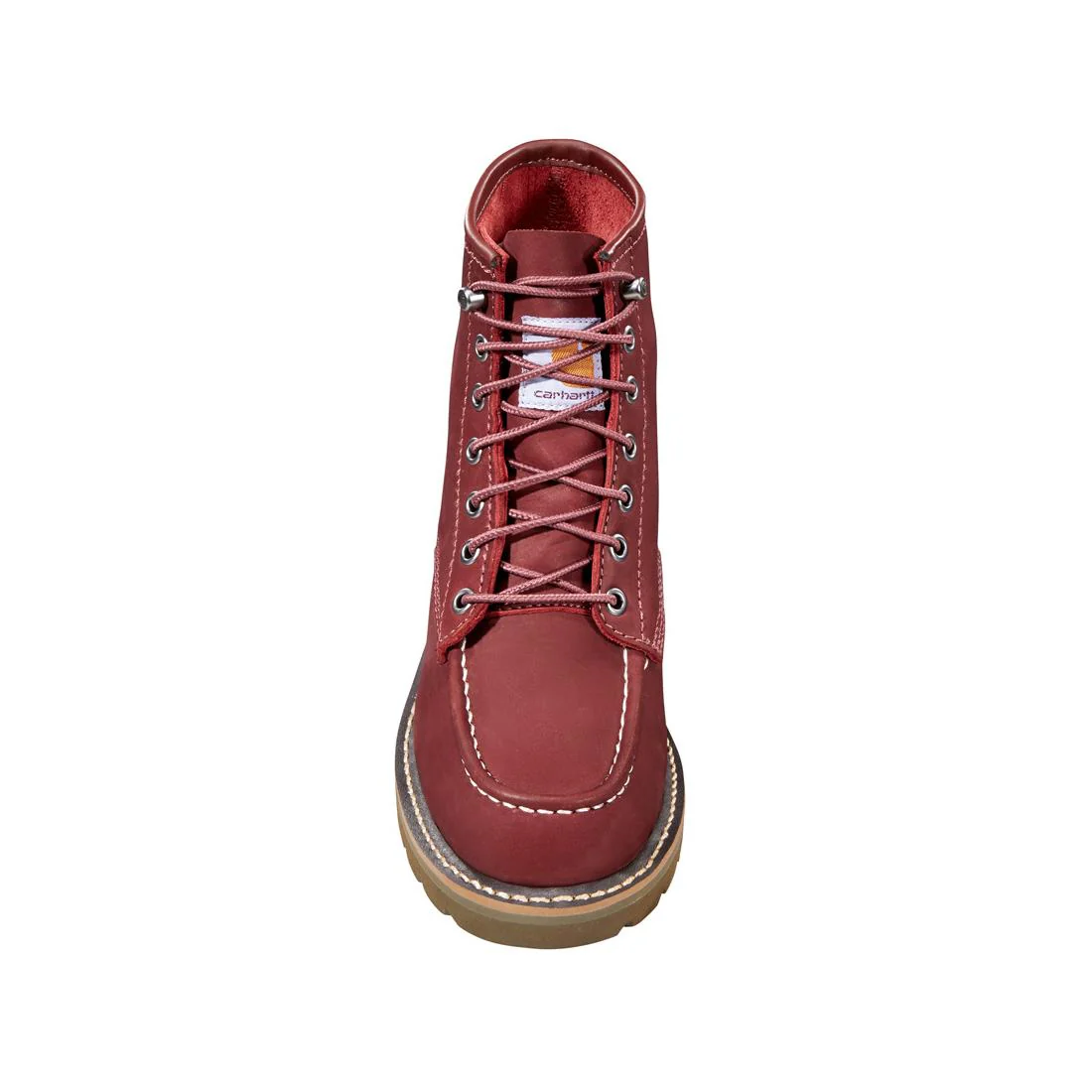 6" Women's Wedge Unlined Soft-Toe Boot Burgundy - Image 4