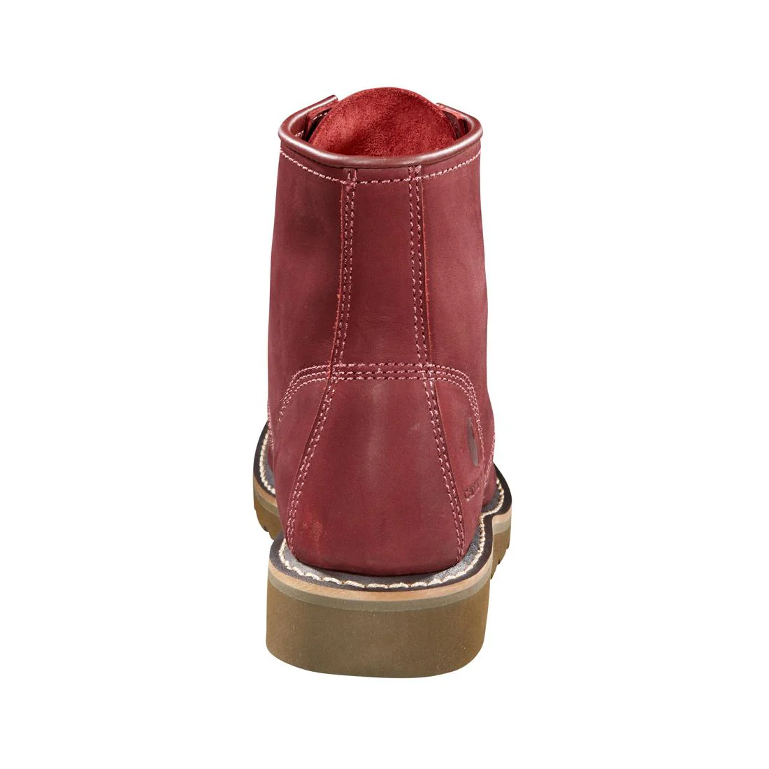 6" Women's Wedge Unlined Soft-Toe Boot Burgundy - Image 5
