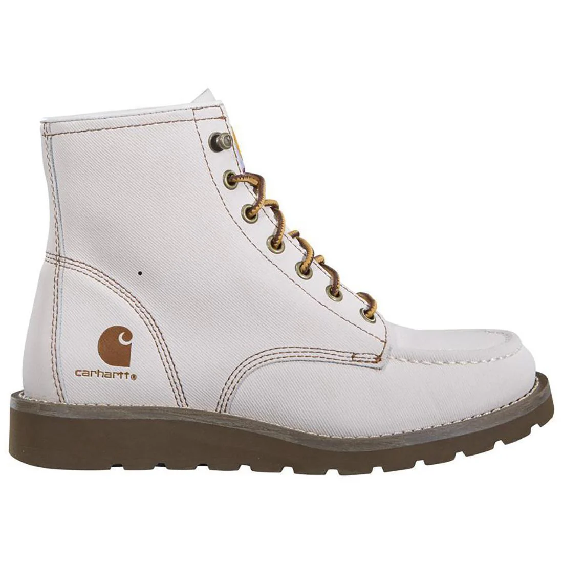 6" Women’s Wedge Unlined Soft-Toe Boot Off White