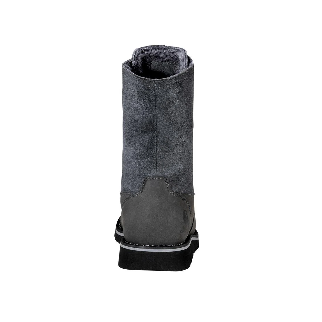8" Women's Waterproof Sherpa Lined Fold Down Winter Wedge Soft Toe Boot Dark Grey - Image 5
