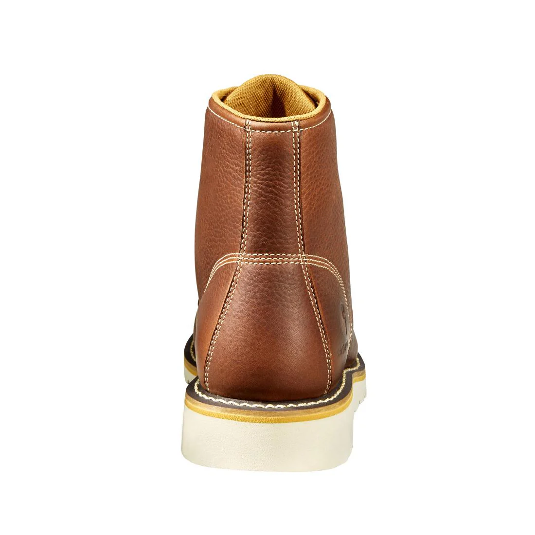 6" Waterproof Moc Wedge Steel Toe Work Boot Red Brown - Image 5