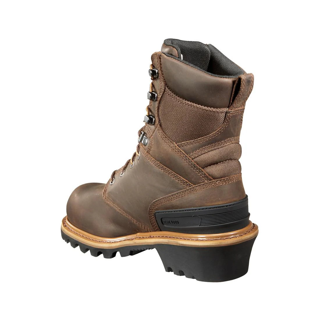 8" Waterproof Insulated Climbing Logger Composite Toe Work Boot Brown - Image 6