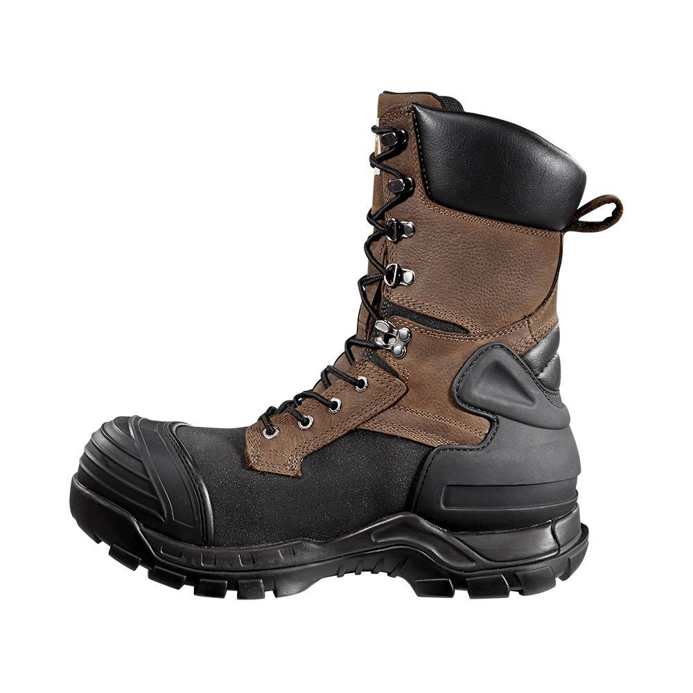10" Yukon Pac Composite-Toe Waterproof Insulated Work Boot Brown/Black - Image 6