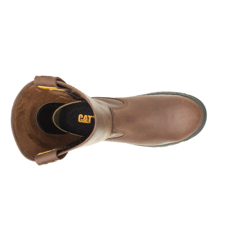 Drawbar Steel-Toe Pull On Work Boot Brown - Image 4