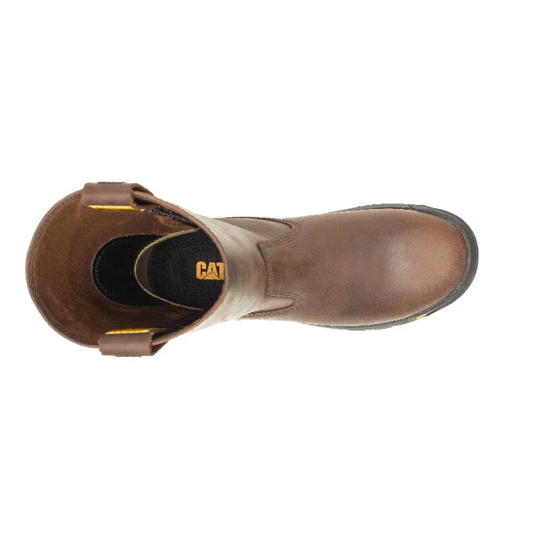 Drawbar Soft-Toe Pull On Work Boot Brown - Image 4