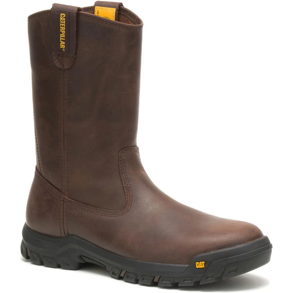 Drawbar Soft-Toe Pull On Work Boot Brown - Image 7