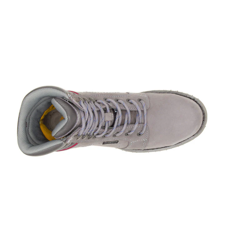 Echo Women’s Steel-Toe Waterproof Work Boot Frost Grey - Image 4