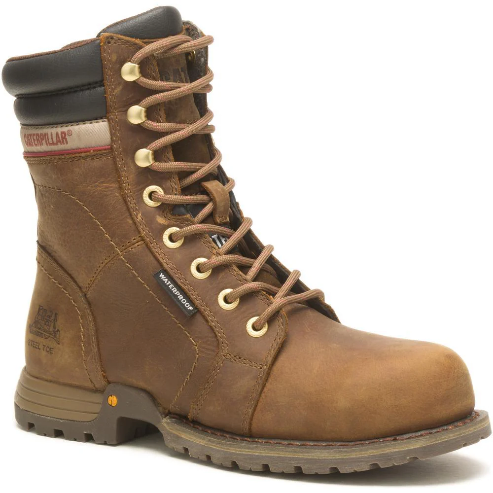 Echo Women’s Steel-Toe Waterproof Work Boot Brown - Image 8