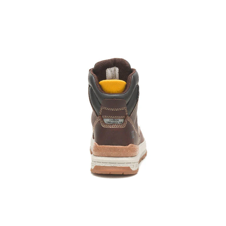 Impact Composite-Toe Waterproof Work Boot Red Brown - Image 5