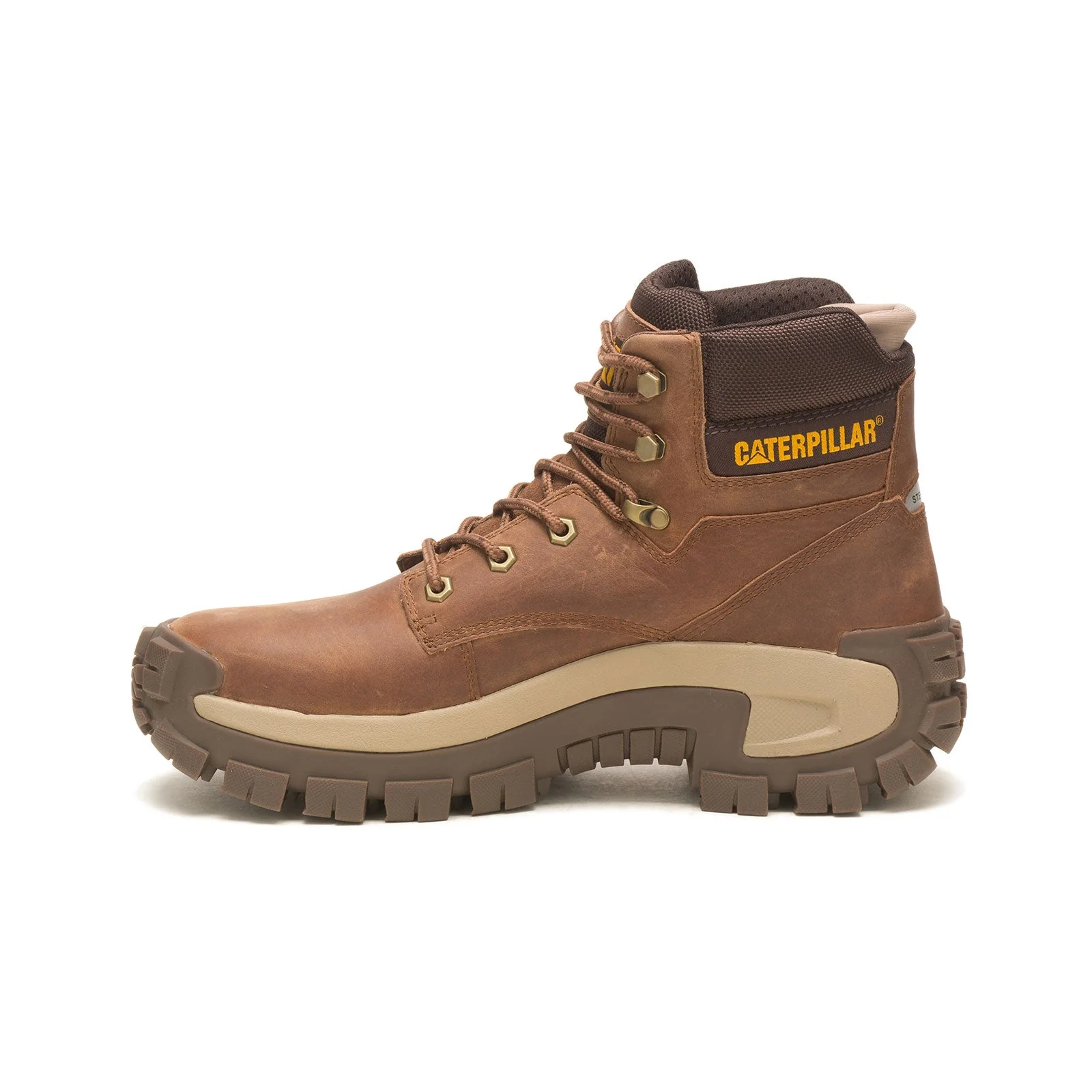 Invader Hi Steel-Toe Work Boot Brown - Image 6