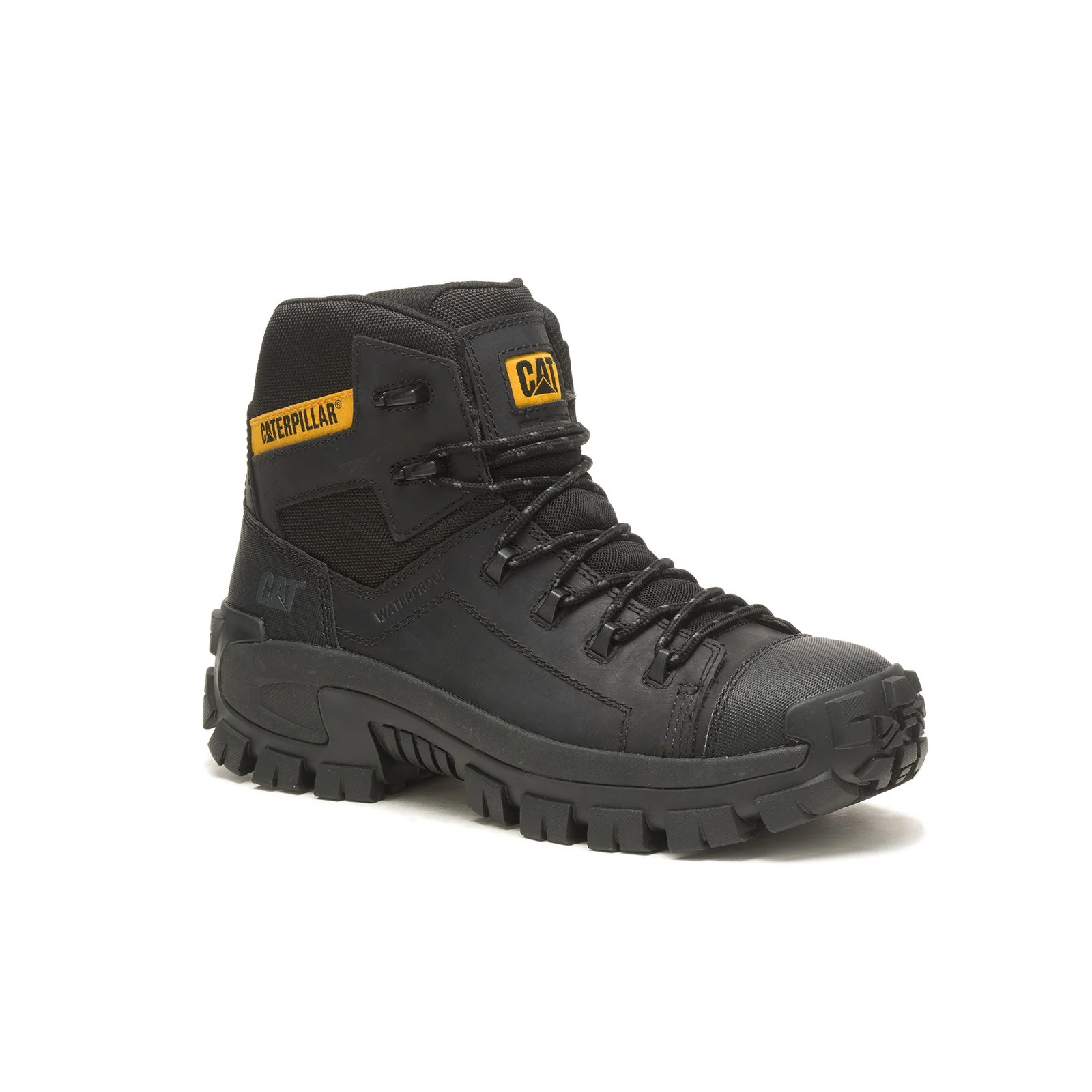 Invader Composite-Toe Waterproof Hiker Work Boot Black - Image 2