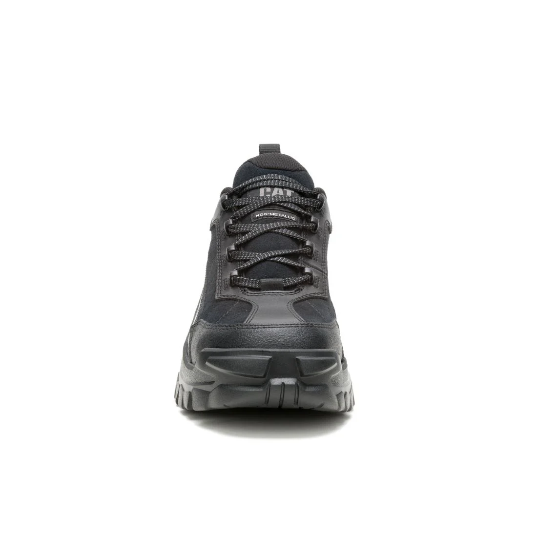 Invader Sport Lo Composite-Toe Shoes Black In Suede - Image 4