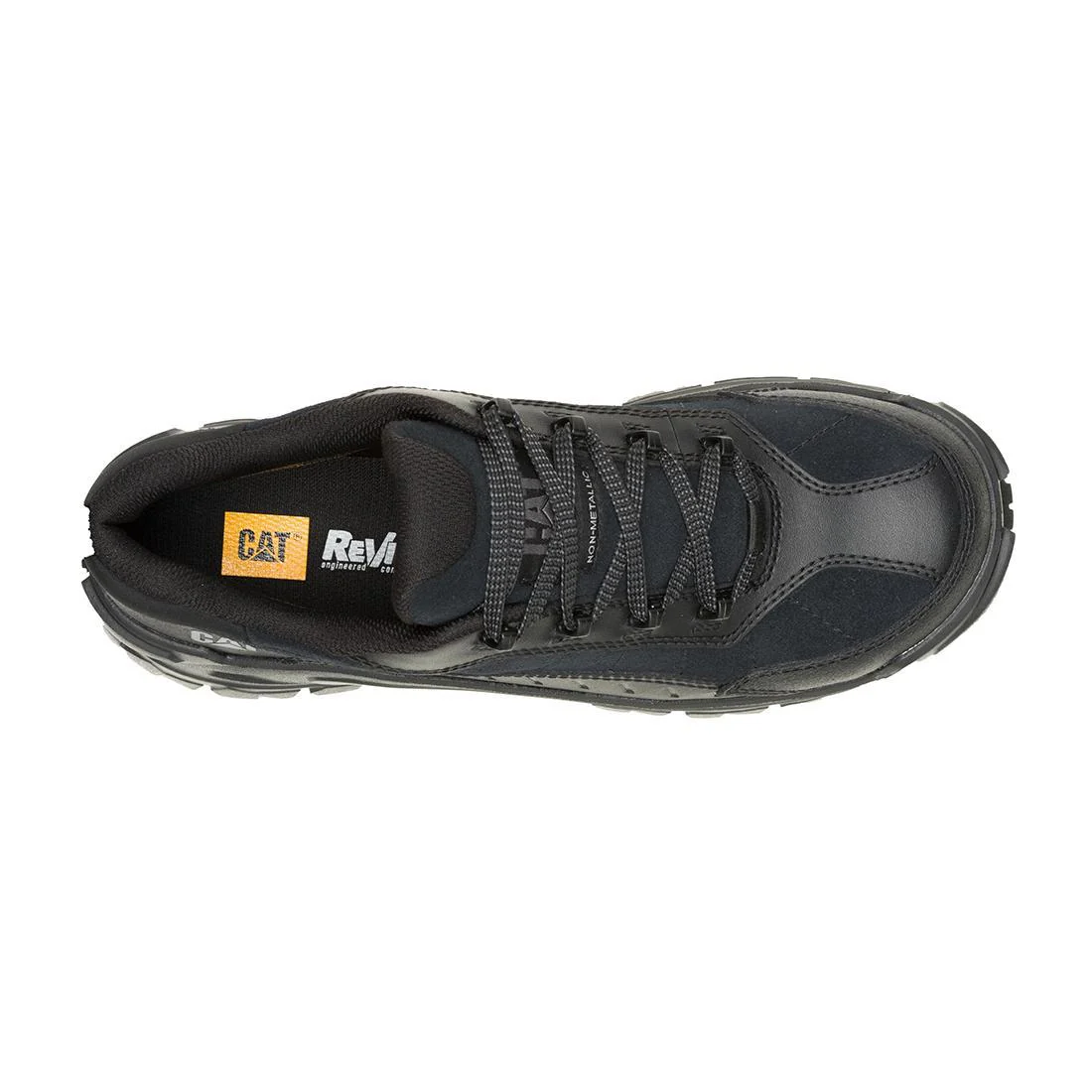 Invader Sport Lo Composite-Toe Shoes Black In Suede - Image 7