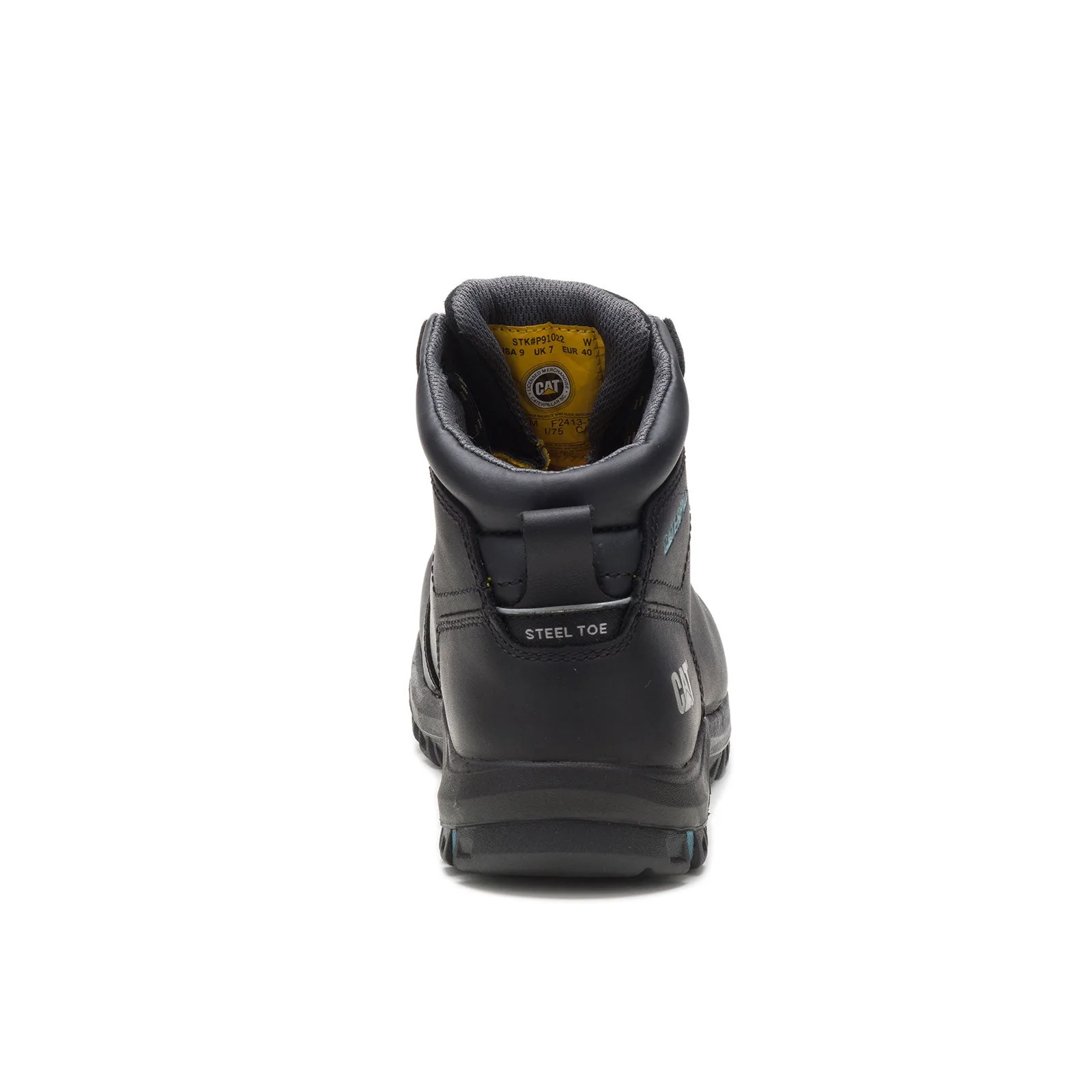 Mae Women’s Steel-Toe Waterproof Work Boot Black - Image 5