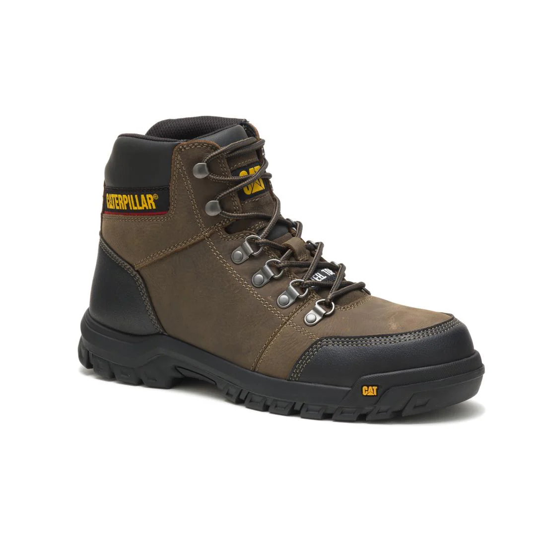 Outline Steel-Toe Work Boot Brown/Black - Image 2