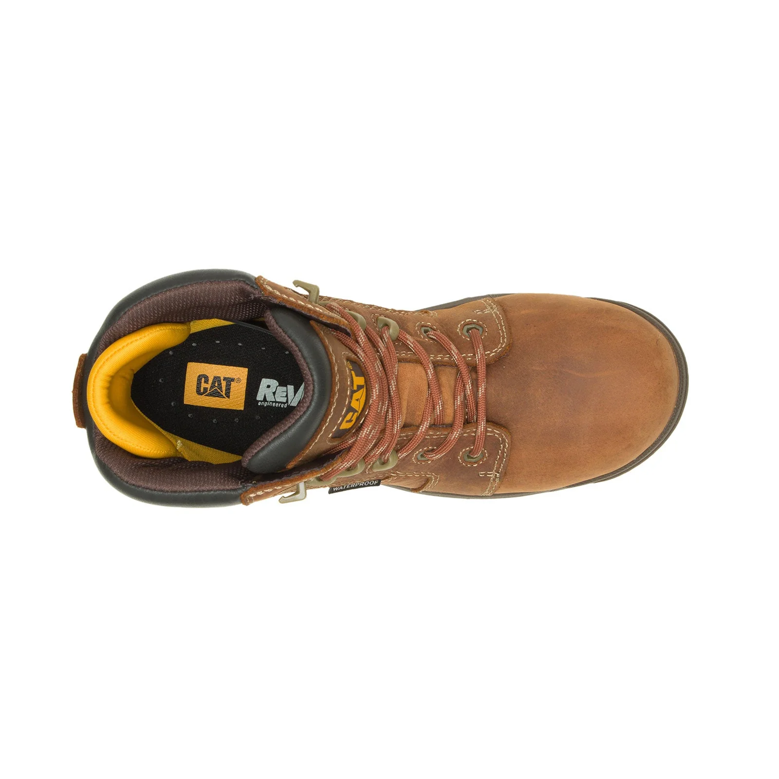 Resorption Women’s Composite-Toe Waterproof Work Boot Leather Brown - Image 4