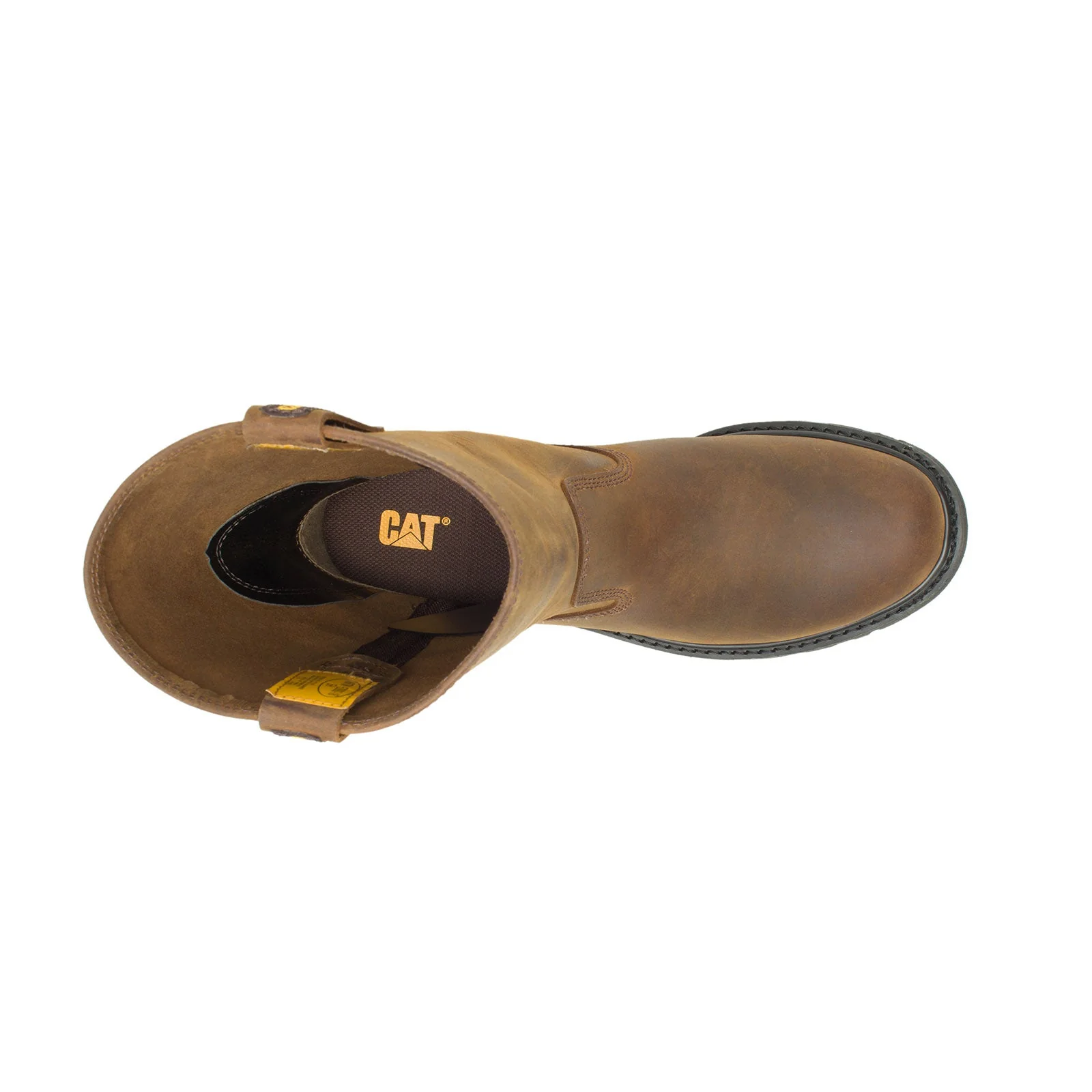 Revolver Soft-Toe Pull On Work Boot Dark Brown - Image 4
