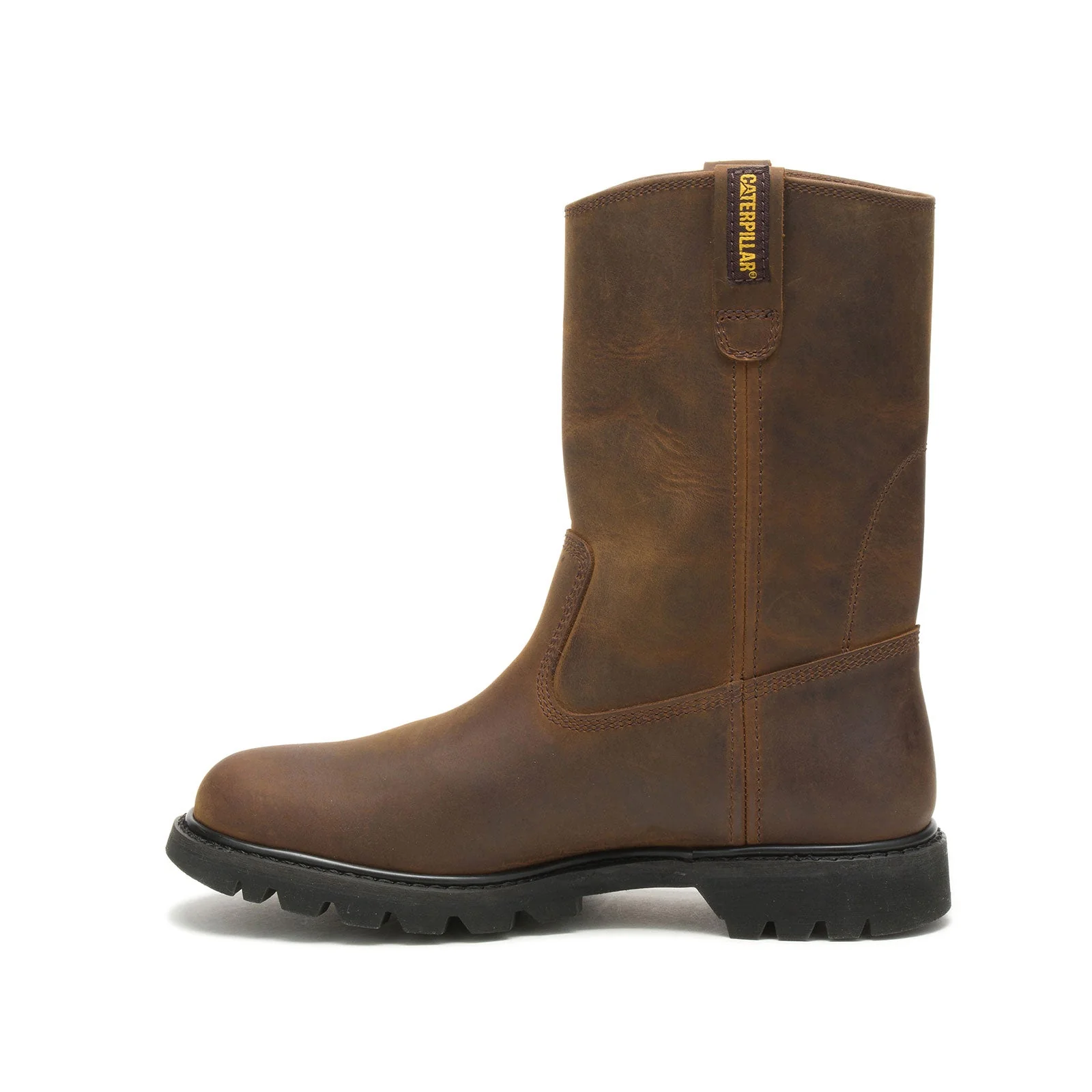 Revolver Soft-Toe Pull On Work Boot Dark Brown - Image 6