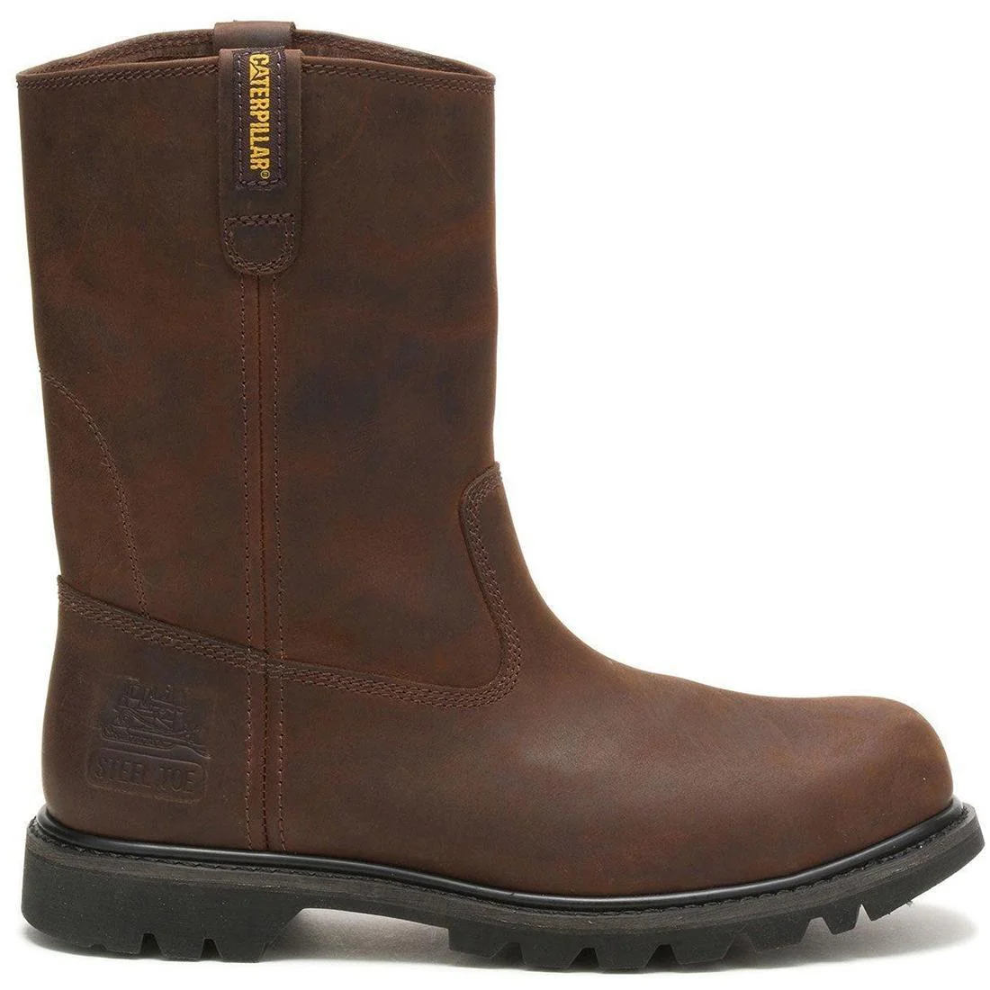 Revolver Steel-Toe Work Boot Dark Brown