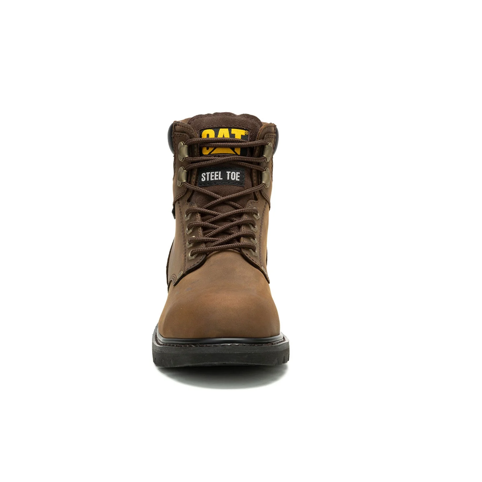 Second Shift Steel-Toe Waterproof Work Boot Dark Brown - Image 4