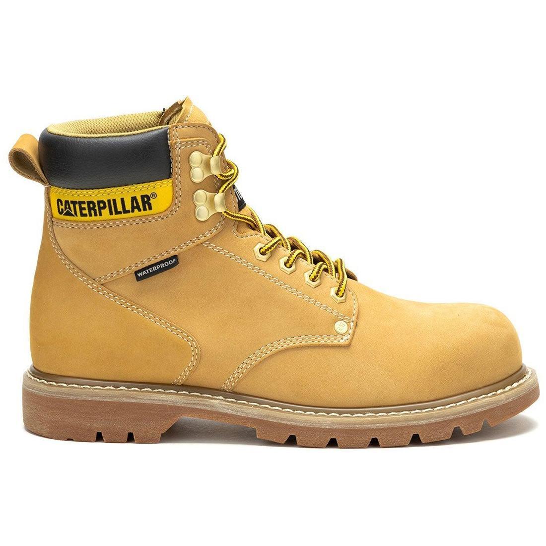 Second Shift Steel-Toe Waterproof Work Boot Honey