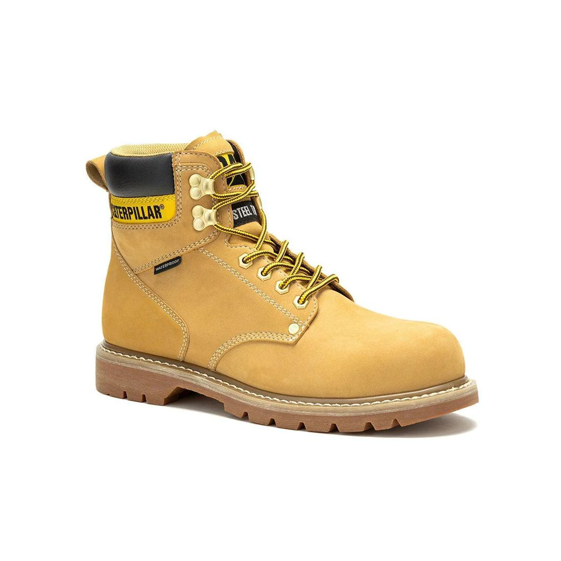 Second Shift Steel-Toe Waterproof Work Boot Honey - Image 6