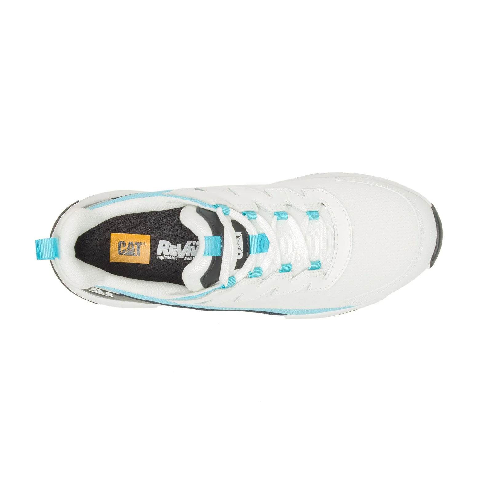 Streamline Runner Women’s Composite-Toe Work Shoe White/Blue - Image 7