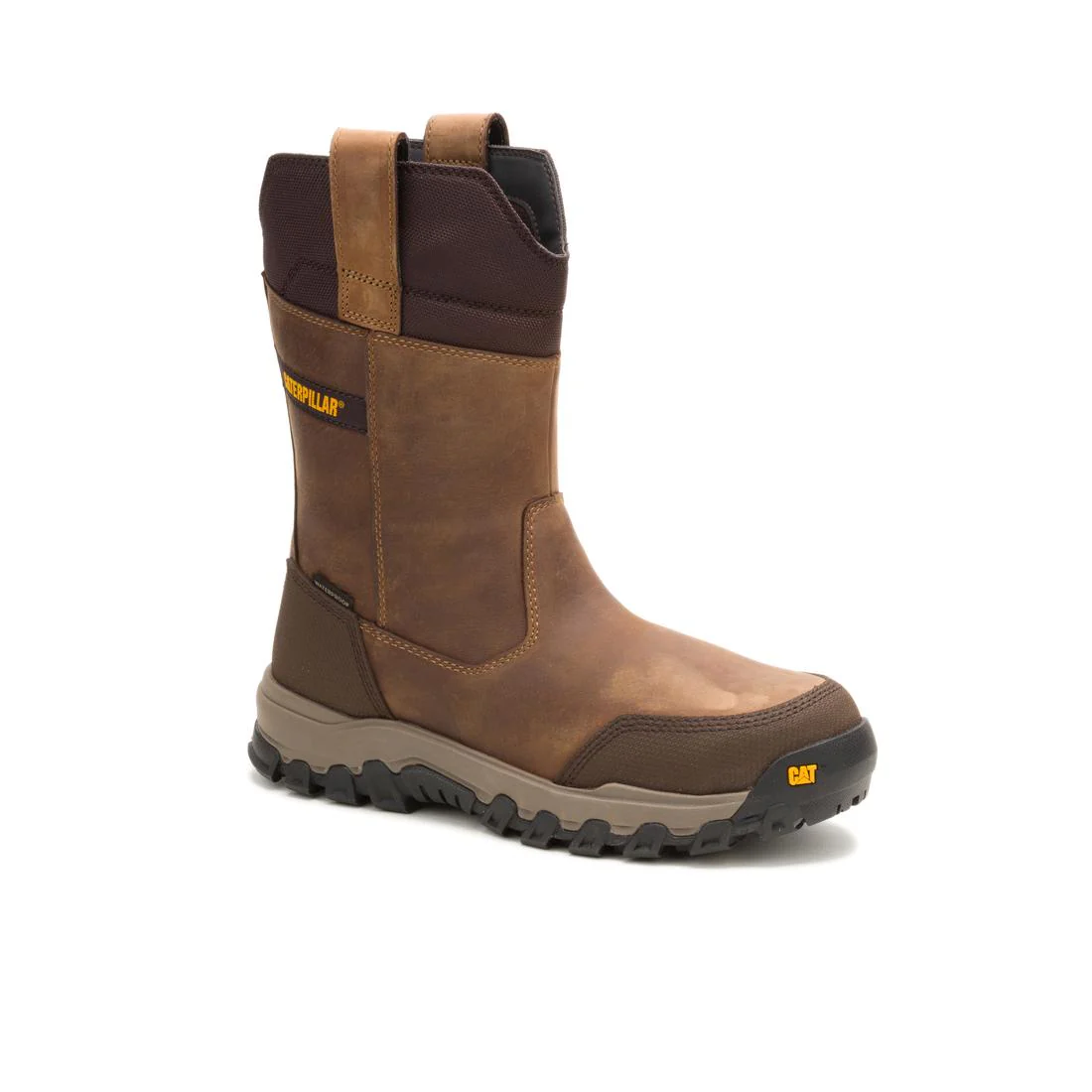Threshold Rebound Pull On WP Steel-Toe Pull On Boot Bison - Image 2