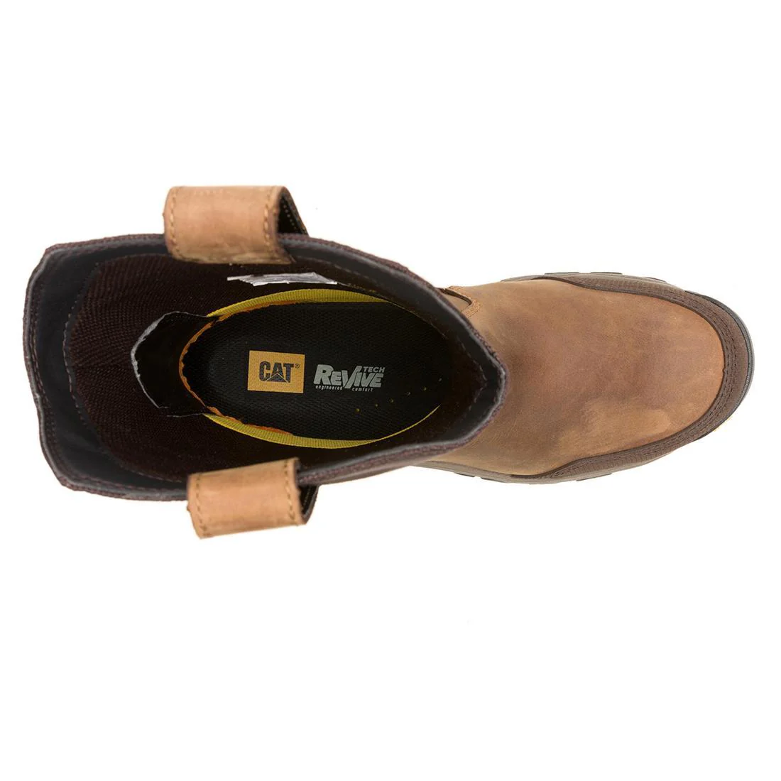 Threshold Rebound Pull On WP Steel-Toe Pull On Boot Bison - Image 7