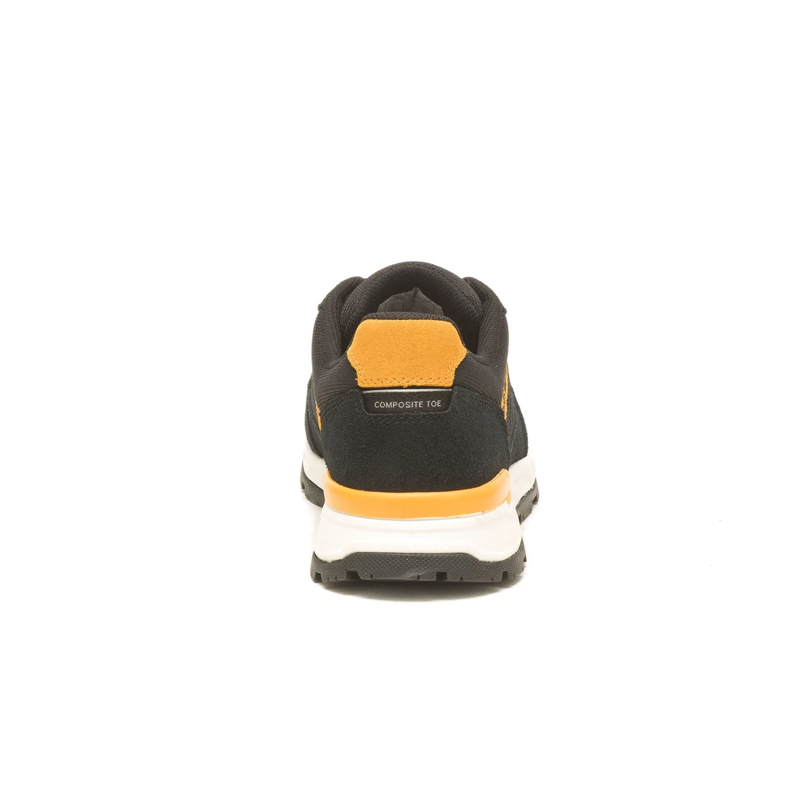 Venward Composite-Toe Work Shoe Black/Cat Yellow - Image 5