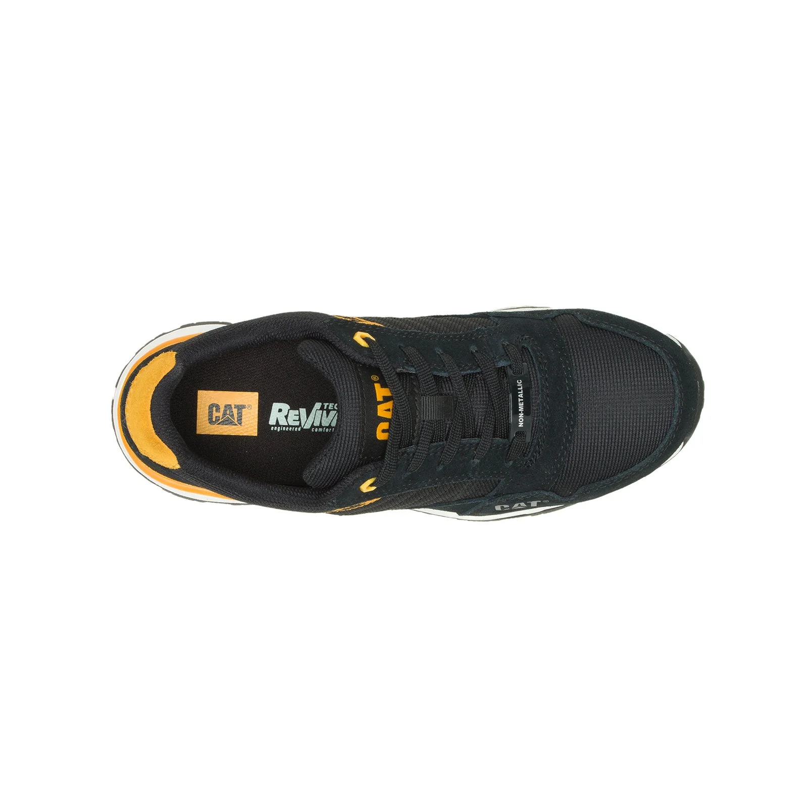 Venward Women’s Composite-Toe Work Shoe Black/Yellow - Image 7