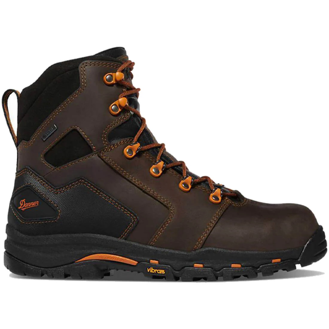 Vicious 6" Nano Toe Work Boot Medium Brown