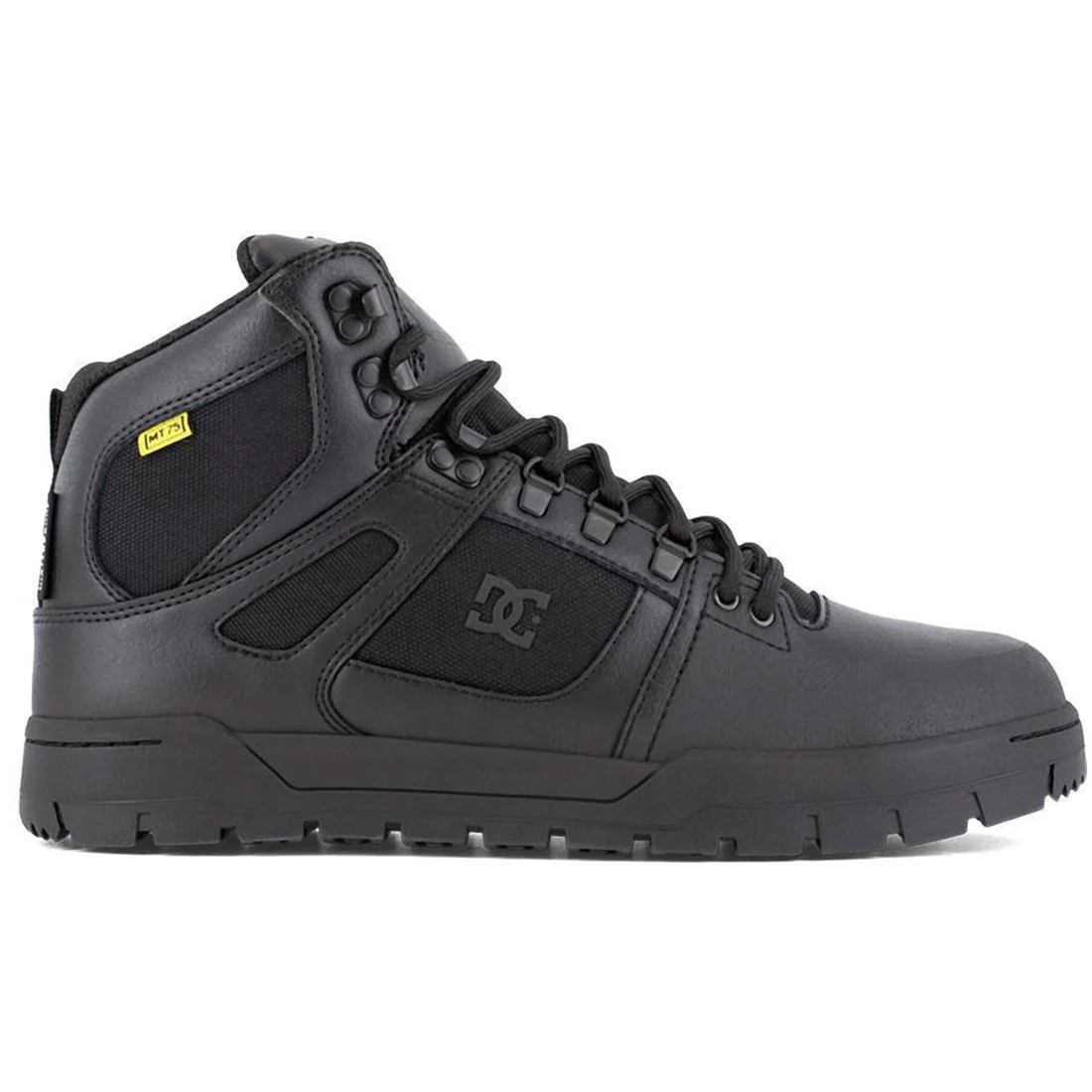 Pure Work Composite Toe Waterproof Mid‑Cut Boot w/ Met Guard – Black