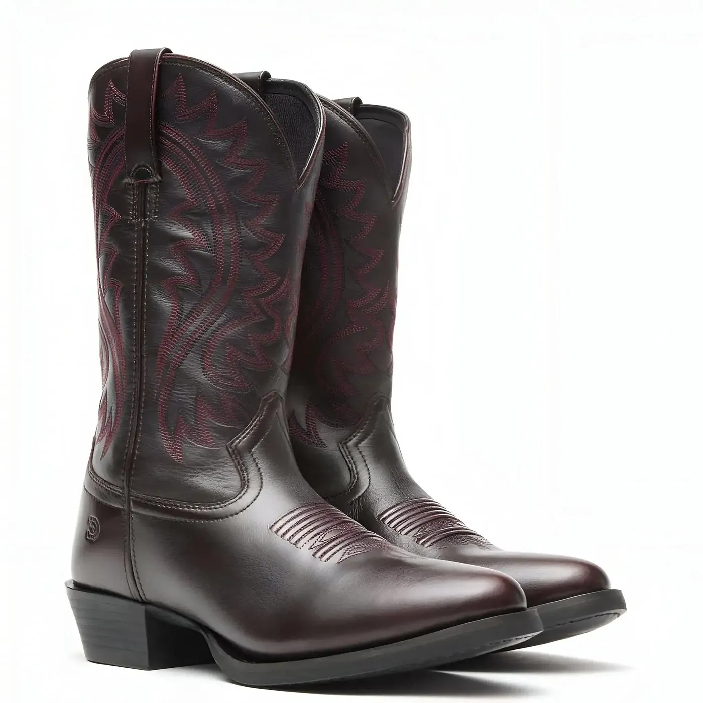 Shyloh Burgundy Western Boot - Image 3
