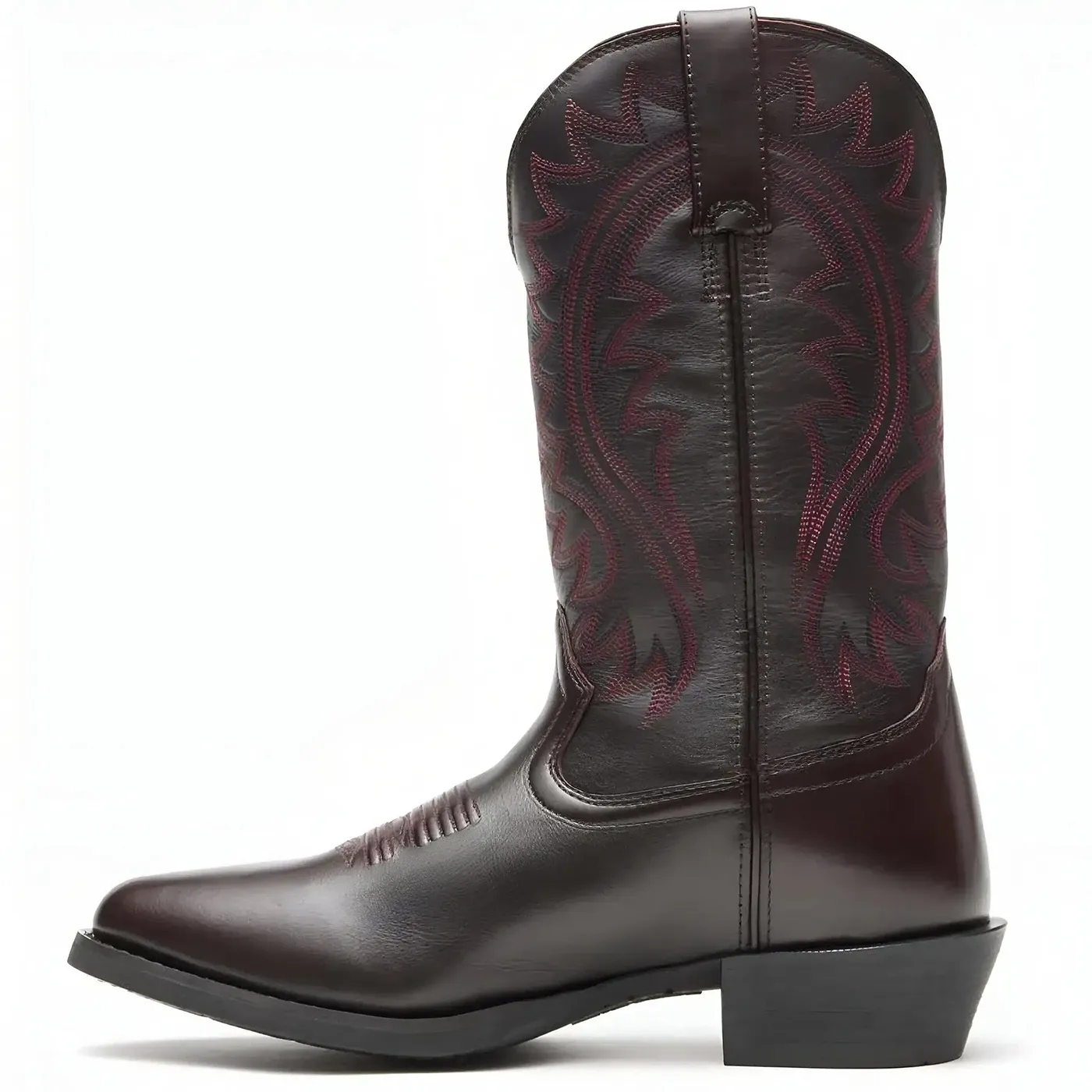 Shyloh Burgundy Western Boot - Image 4