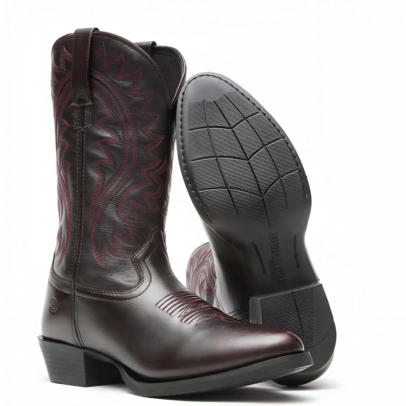 Shyloh Burgundy Western Boot - Image 5