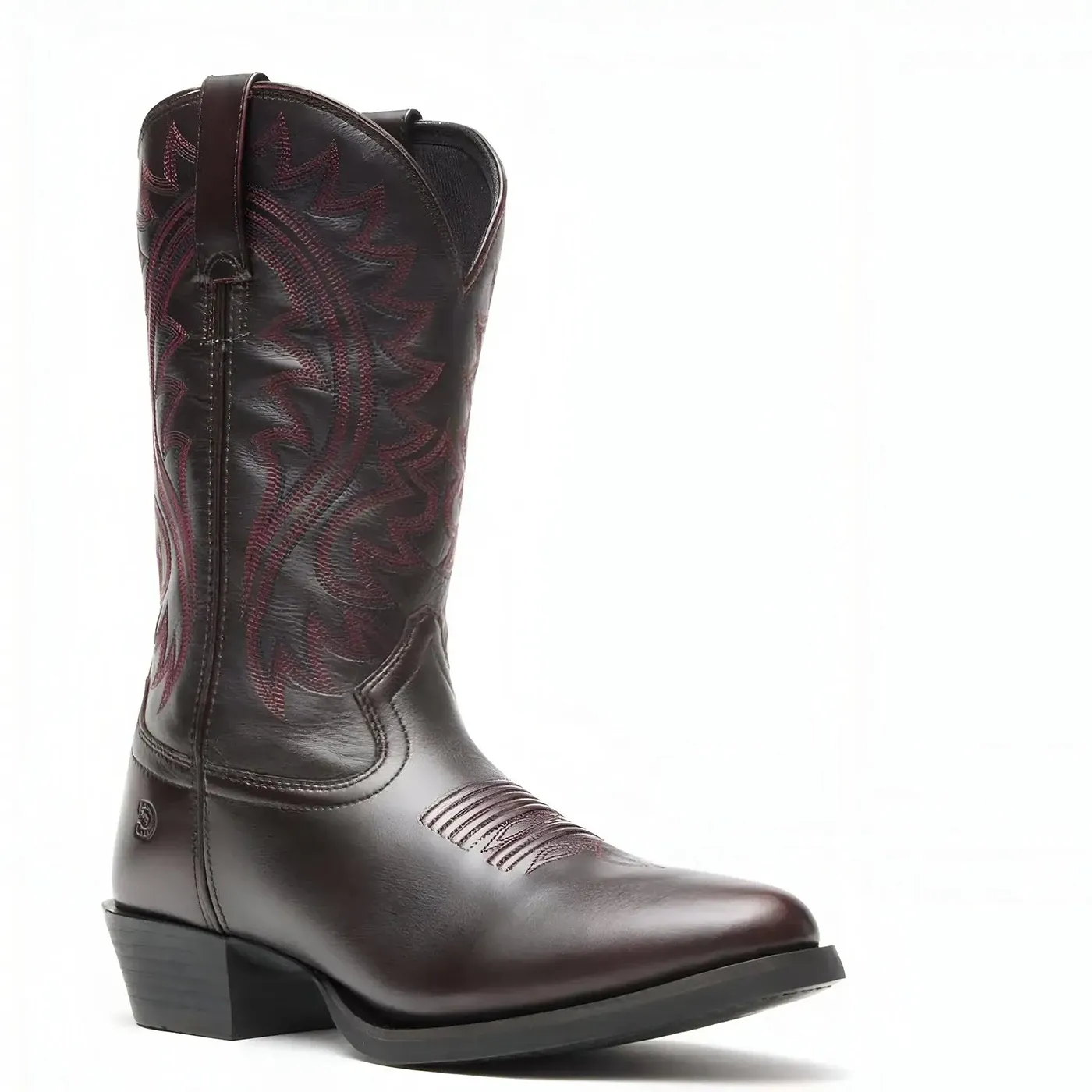 Shyloh Burgundy Western Boot - Image 6