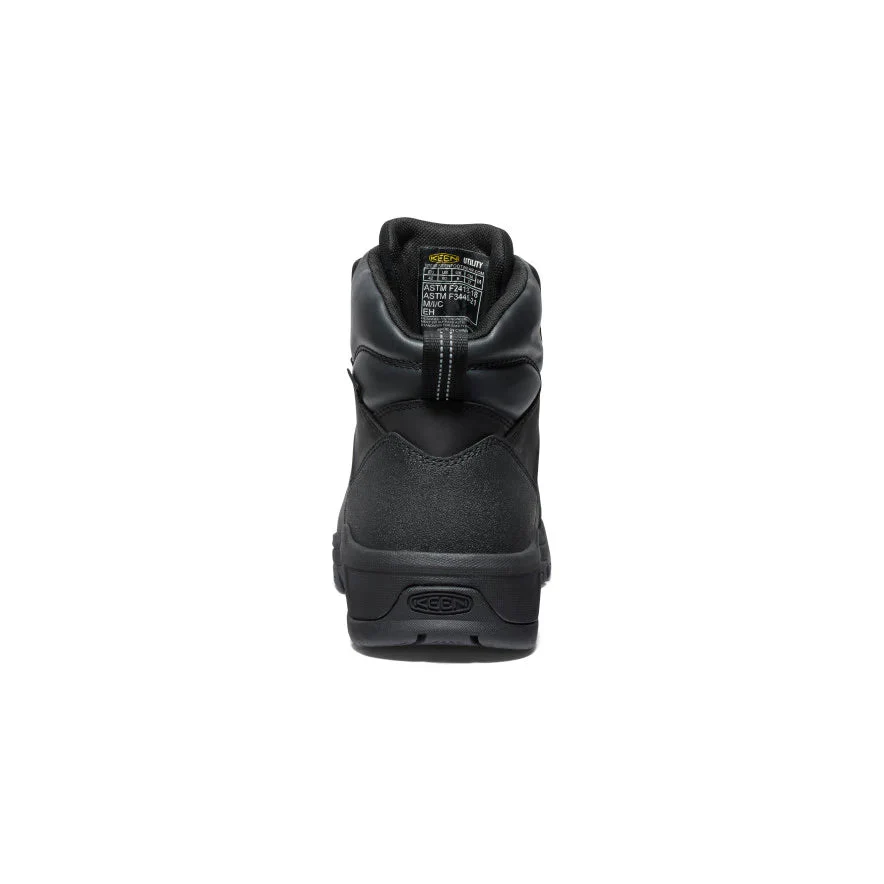 Evanston 6" Carbon-Toe Work Boot Waterproof Black Keen - Image 5