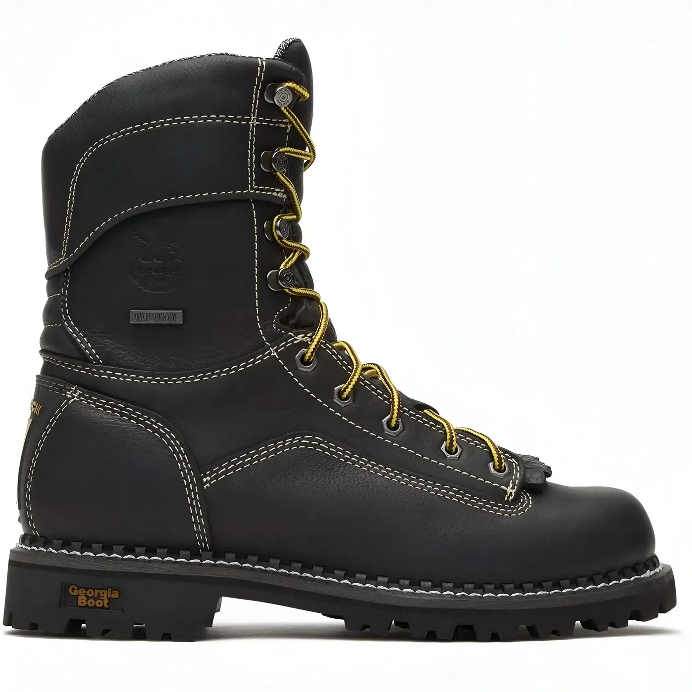 AMP LT Logger Low Heel Waterproof Work Boot Black - Image 2