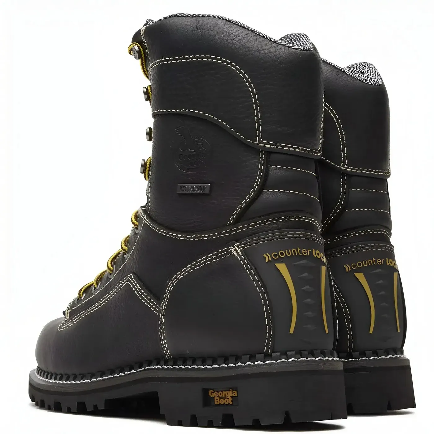 AMP LT Logger Low Heel Waterproof Work Boot Black - Image 4